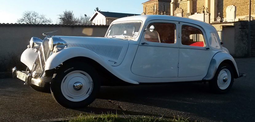 Location mariage voiture ancienne Traction Citroën Isère Grenoble Bourgoin Romans Rhône-Alpes Chambéry Lyon Valence