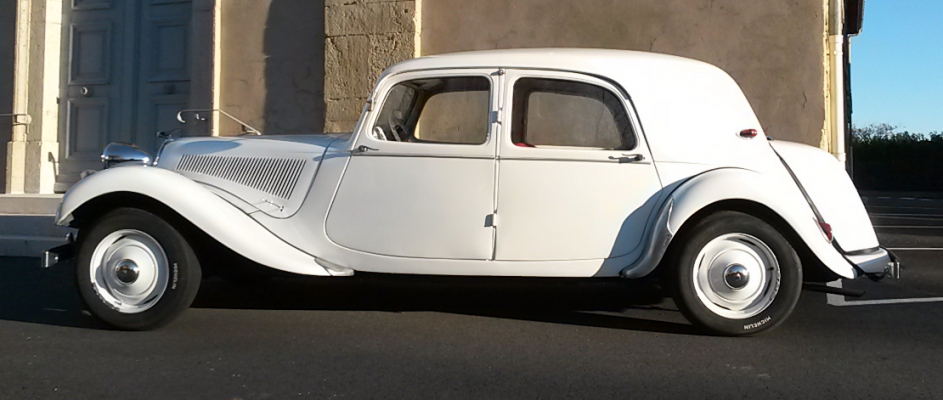 Location mariage voiture ancienne Traction Citroën Isère Grenoble Bourgoin Romans Rhône-Alpes Chambéry Lyon Valence